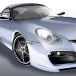 Porsche digital rendering photoshop tutorial